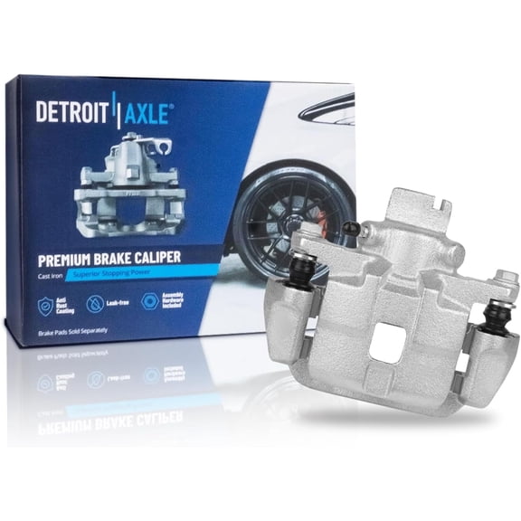 Detroit Axle - Rear Left Brake Caliper for 2000-2004 Subaru Outback Legacy 2003-2006 Baja Driver Side Brake Caliper with Bracket Replacement