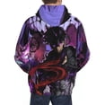 thumbnail image 6 of Solo Leveling Mens Active Sweatshirts Cozy Hoodie 3d Graphic Sweater Casual Winter Clothes Tops Coat Small, 6 of 7
