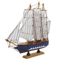 thumbnail image 4 of Oubit Model Boat,Model Ship Mediterranean Style Ship Model Model Ship Sleek Aesthetic, 4 of 9