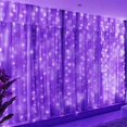 thumbnail image 3 of Guirnalda de luces LED navideñas de Año Nuevo 2025, guirnalda de luces USB para cortina, decoración para bodas, fiestas, decoración de ventanas del hogar, 3 of 5