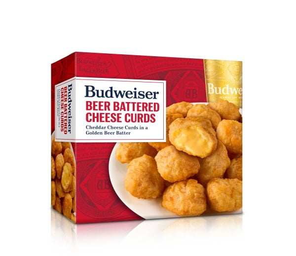 Budweiser Beer Battered Cheese Curds, 15oz, Frozen