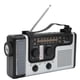 thumbnail image 5 of Radio de emergencia para exteriores con dinamo solar, AM, FM y SW con manivela LED y linterna portátil, 5 of 14