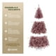 thumbnail image 3 of Árbol Navidad Pino Navideño Ramas Métalicas 2.20m Esquimal Color Oro Rosa, 3 of 7