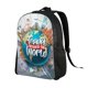 thumbnail image 2 of Balery Travel Around The World Mochila - Mochila Estilosa y Duradera para Laptop de 15 Pulgadas con Tela Oxford Impermeable, 2 of 8