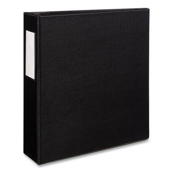 Avery Durable Non-View Binder with DuraHinge and EZD Rings, 3 Rings, 3" Capacity, 11 x 8.5, Black, , Each