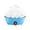 Blue, variant on Egg Cooker For Hard Boiled Eggs,Easy Egg Cooker Electric 7-Egg Capacity,Single Layer Hard-Boiled Egg Cooker with Auto Shut-Off,Measuring Cup Included,BPA Free (White)
