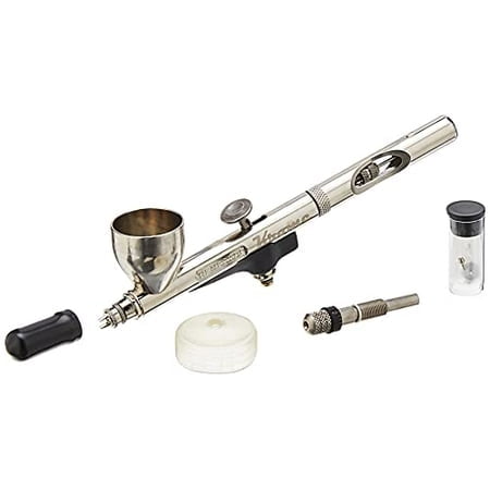 Badger Air-Brush Company RK-1 Krome Airbrush 2-in-1 Ultra Fine Airbrush with Additional Fine Tip, Spray Regula