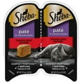 thumbnail image 2 of (2 Pack) Sheba Perfect Portions Tender Beef Pate Cat Food, 2.6 oz Twin Packet, 2 of 6