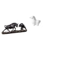 thumbnail image 1 of Estatua de escritorio,Figura decorativa de pelea de toros y osos,Colecciones de esculturas de toros,artesanía de resina,decoración,Estatua del caballo,Estatua de caballo para decoración del, 1 of 8