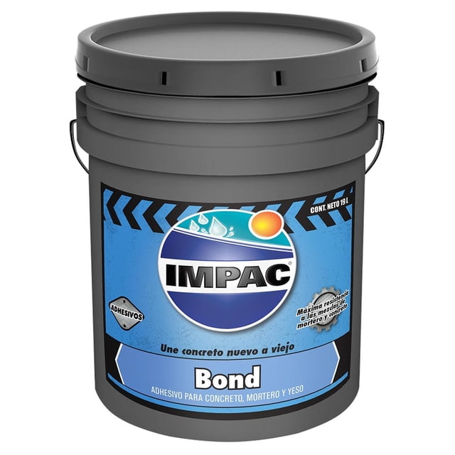 Adhesivo Para concreto IMPAC 1 Cubeta 19 Lts Bond