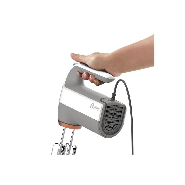 Oster 270-Watt Hand Mixer with HEATSOFT Technology, White