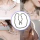 thumbnail image 4 of Jumpingount Collares simples Vintage ágata negra colgante gargantilla moda suéter largo cadenas cuentas redondas joyería niñas encanto regalos Accesorios de disfraces Jumpingount AP014781-00, 4 of 6