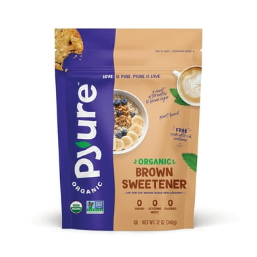 Pyure Organic Brown Sweetener Pouch 12oz