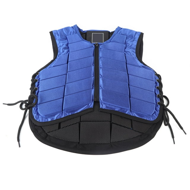 Gilet Équestre Enfant, Mousse de Protection Rembourrée Confortable Gilet de Protection Équestre pour l'Entraînement à Cheval pour Toutes les Saisons CS,CM,CL