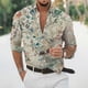thumbnail image 3 of Camisa hawaiana de manga larga para hombre, moda de primavera y otoño, camisa con estampado de flores en 3D para hombre, top moderno para hombre, 3 of 5