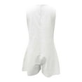 thumbnail image 5 of Combinaison Sans Manches Décontractée pour Femmes, Jambe Droite, Tenue d'Été, Tenue Confortable de Printemps, Tenue Élégante, 5 of 5