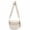 Beige, variant on Women's Nylon Crossbody Bum Bag Adjustable Wide Strap Multi-Pocket Lightweight Water Resistant Solid Color for Daily Travel Errands