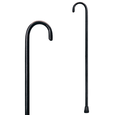 Carex Round Handle Wooden Walking Cane for All Occasions, Walnut, 250 lb Weight Capacity