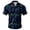 A4-Navy, variant on Havenx Men's Mardi Gras Shirts Button Up Carnival Printed Outfits Short Sleeve Collared Tee Shirt Casual Loose-Fit Carnival Party Classic Clothes,Deep Green L