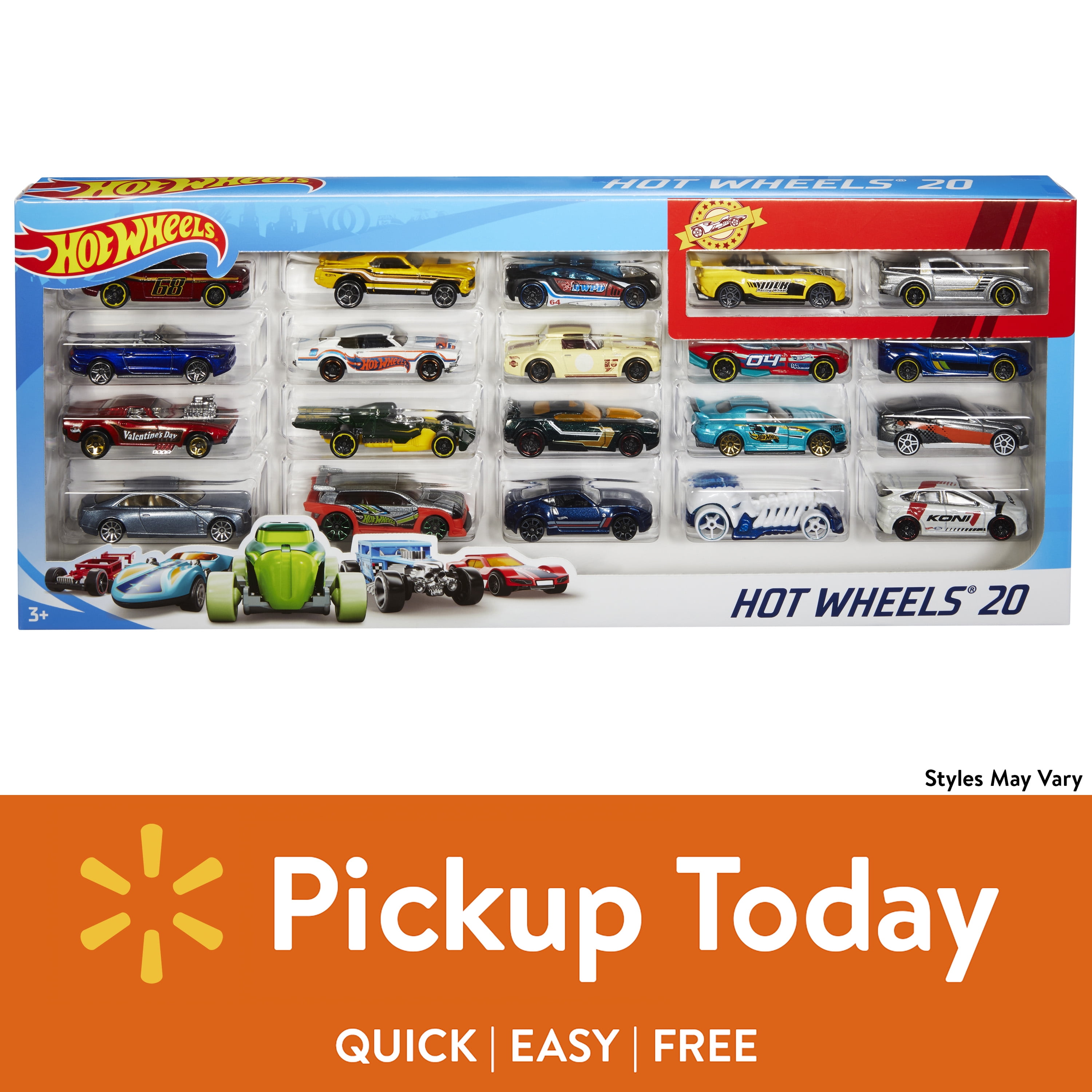 hot wheels 20 pack walmart