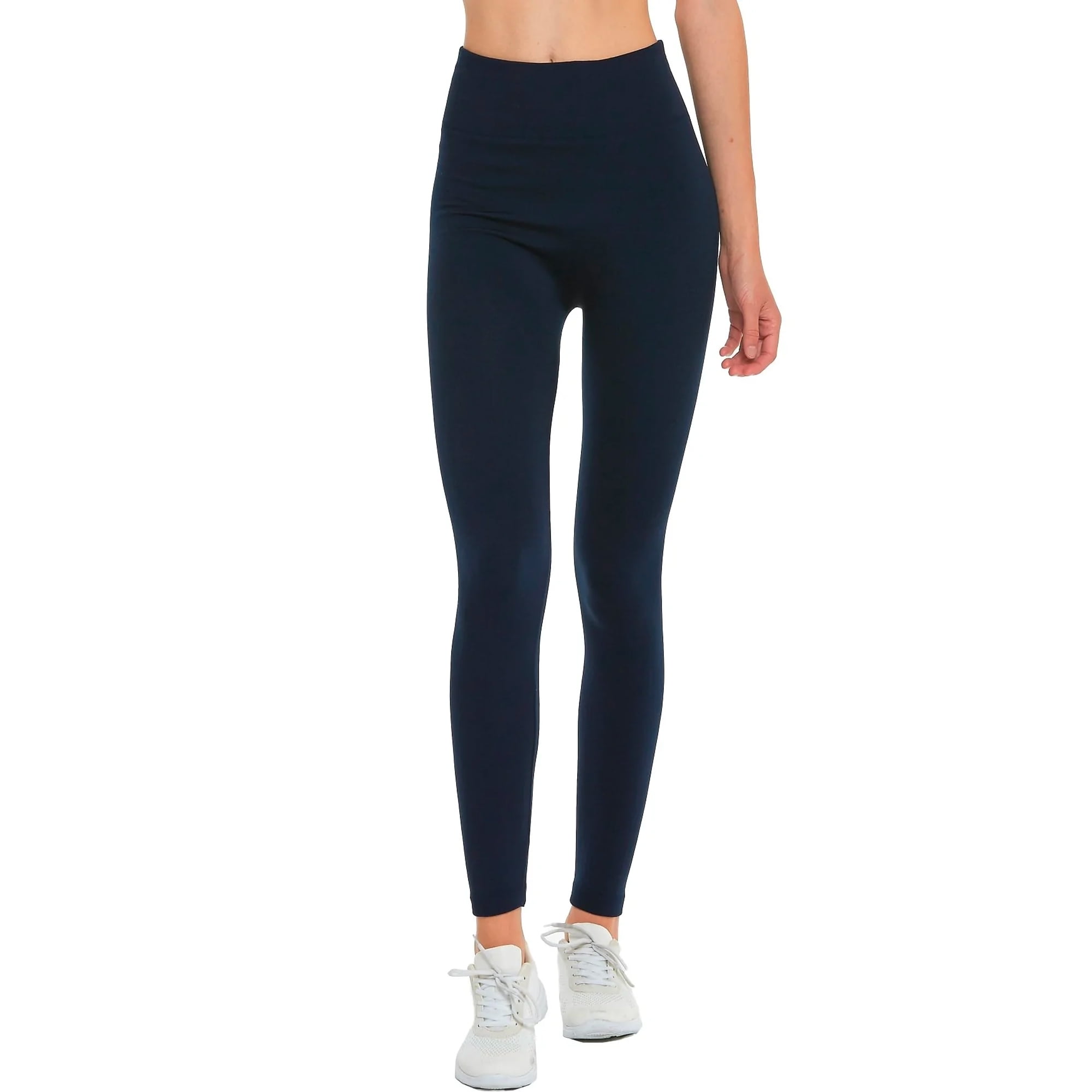 Plus Size Fleece Lined Leggings With Pockets