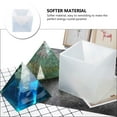 thumbnail image 5 of KAKOWELY Silicone Mold 1Pc DIY Storage Case Mold Delicate Creative Organizer Box Pyramid Mold6.85"X6.85"X6.1", 5 of 5