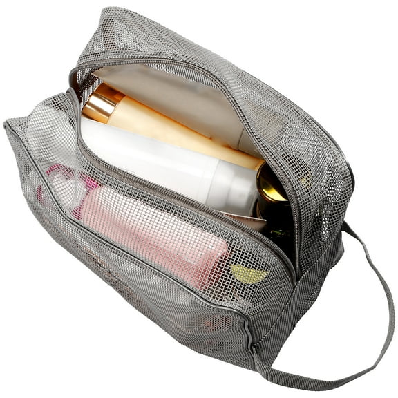Mesh Shower Caddy Bag for Bathroom Gym Camping Portable Travel Mesh Toiletry Bag for Women Men