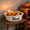 White, variant on Halloween Boo Woven Basket, Cute Storage Spooky Basket with Handle, Halloween Decoration Basket for Trick or Treat Bedroom Kids Room Holiday Party Decor 3 Color Options