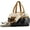 Beige & Brown, variant on Travel Duffle Bag for Women - Gym Bag With Shoes Compartment & Wet Pocket, Carry For Weekender, Overnight, (Black)