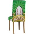 thumbnail image 2 of RYLABLUE Baseball Ball Stretch Chair Cover Protector Seat Slipcover for Dining Room Hotel Wedding Party Set of 1, 2 of 5