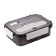 thumbnail image 2 of Fiudx Ofertas relámpago Fiambrera de plástico, caja para conservar alimentos frescos, para horno microondas, sellada, con aislamiento térmico, caja bento, fiambrera con vajilla, 2 of 3