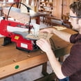 thumbnail image 2 of 16 inch Scroll Saw Variable Speed 400-1600 SPM with Tilting Table, LED Work Light Dust Port for Precision Woodworking Crafts, Red+Black, With/Without Light, 2 of 6