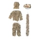 thumbnail image 1 of Trajes Ghillie para exteriores, ropa de caza con camuflaje realista de hojas 3D, ligera Marrón 160~165CM, 1 of 9
