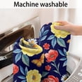 thumbnail image 5 of Pioneer Flower Floral Print Pattern Bathroom Rugs Mat, Non Slip Microfiber Bathroom Rug with Rubber Backing, Soft Mats for Bathroom Floor Tub Shower, 24"x60", 5 of 5