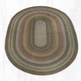 thumbnail image 4 of Home Indoor Decorative Jute C-051 Fir, Ivory Braided Rug, Oval 3' x 5', 4 of 5