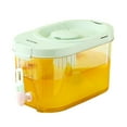 thumbnail image 1 of Naiovety Recipiente de agua de cocina de barro ABS con grifo, dispensador de bebidas de 4 l para juegos al aire libre con grifo Cocina y Comedor D 4L, 1 of 6