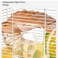 thumbnail image 3 of Hollow out double-layer hamster cage portable and convenient small villa, 3 of 4