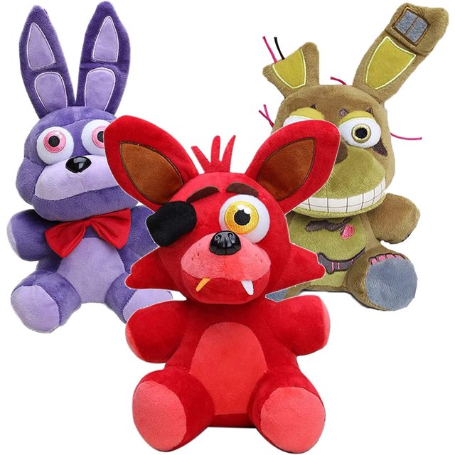 Set de peluche HUOGUO FNAF Freddy Fazbear Light Springtrap de 18 cm