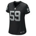 thumbnail image 2 of Women's Nike Luke Masterson Black Las Vegas Raiders Game Player Jersey, 2 of 4