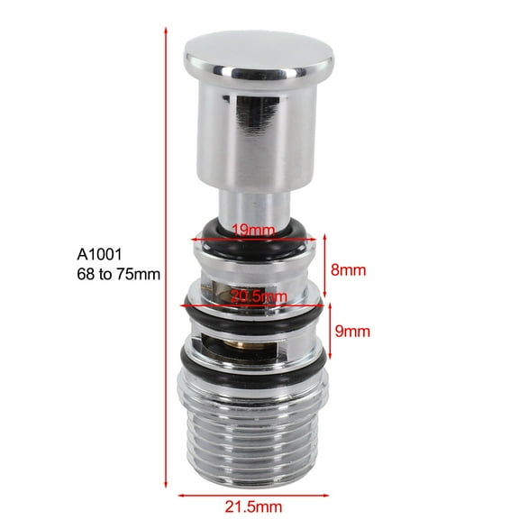 Shower Switch Valve Spring-Loaded Pull-up Water Diverter Triple Bathtub Humid Bathroom Environments Home Improvement Plumbing