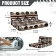 thumbnail image 2 of Pzuqiu Aztec Pattern RV Couch Cushion Cover 2 Piece Camper Dinette Sofa Cover Soft and Comfortable Travel Trailer Couch Protective Cover RV Accessories for Inside, 2 of 7
