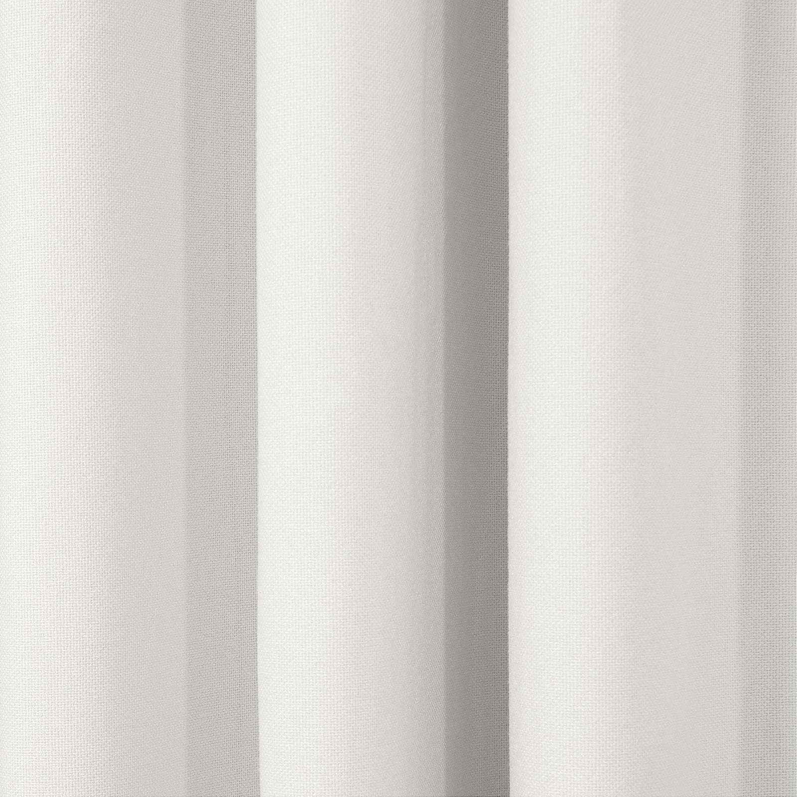 TWOPAGES 52 W X 96 L Inch Drape Blackout Pinch Pleated Light Blocking Curtain for Kid's Room, 1 Panel, Ivory White