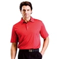 thumbnail image 1 of Monterey Club Men's Pro Mesh Texture Solid Golf Polo Shirt #1089, 1 of 2