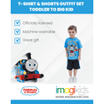 thumbnail image 2 of Thomas & Friends Thomas the Train Percy T-Shirt and Basketball Shorts Mesh Outfit Set Toddler to Little Kid, 2 of 5