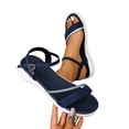 thumbnail image 6 of Lenago Women's Sport Sandals Adjustable Strap Platform Sole Casual Summer Walking Sandals Comfortable Non Slip Outdoor Hiking Sandals Summer Vacation Blue 7.5, 6 of 9