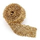 thumbnail image 4 of Rollo de malla de diamante de 1 yarda y 30 mm para envolver cinta decorativa con cristales brillantes (dorado), 4 of 15