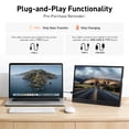 thumbnail image 3 of KOORUI 15.6" Portable Monitor for Office, Business, IPS FHD (1920 x 1080) 60Hz, USB-C & mini-HDMI, Speakers, Protective Sleeve, Tilt & Rotate Stand, 3 of 15