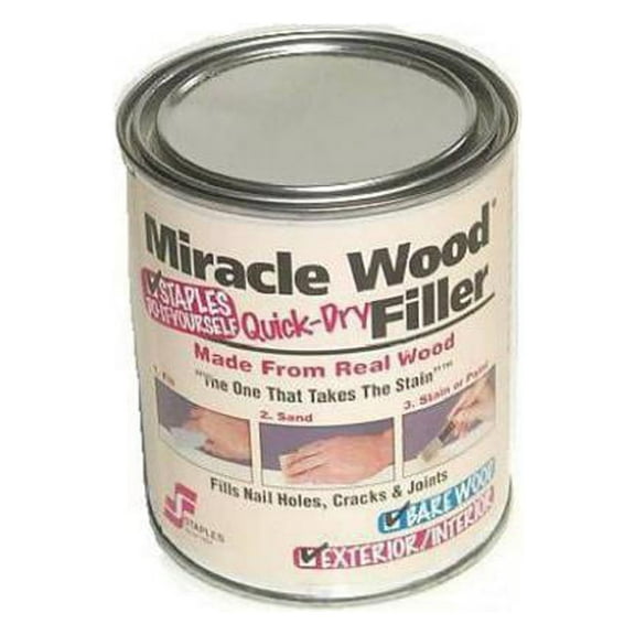 Hf Staples 903 Miracle Wood Filler, 1 Lbs