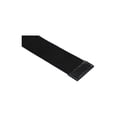 thumbnail image 3 of Cinturón Unisexo uxcell De Lona Con Hebilla Deslizante De Metal Negro Una Talla, 3 of 5
