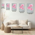 thumbnail image 2 of 1pc Pink Watercolor Flower Canvas Wall Art, framed Decor room hanging Wall Picture Decor for Home Gifts, living room, bathroom, bedroom, kitchen wall art decor canvas wall art, 2 of 8